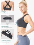 FITTIN Women’s Seamless Padded Sports Bras - 3 Pack