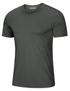 Men's Short Sleeve Moisture-Wicking Workout T-Shirt