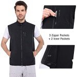 Men’s Lightweight Golf Vest with Zip Pockets