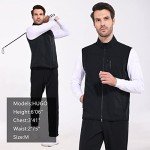 Men’s Lightweight Golf Vest with Zip Pockets