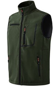 Men's Fleece-Lined Sleeveless Windbreaker Vest