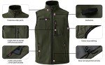 Men's Fleece-Lined Sleeveless Windbreaker Vest