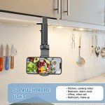 Compact Airplane Phone Holder with 360° Rotation