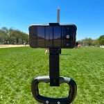 Compact Airplane Phone Holder with 360° Rotation