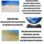 Moving Sand Art Sensory Toy - Blue 7”