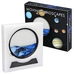 Moving Sand Art Sensory Toy - Blue 7”