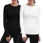 2-Pack Women's Long Sleeve Workout Tops