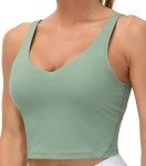 Women's Wirefree Longline Sports Bra - Jasmine Green