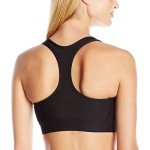 Hanes Women's Black Compression Racerback Sports Bra