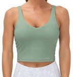 Women's Wirefree Longline Sports Bra - Jasmine Green