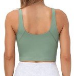 Women's Wirefree Longline Sports Bra - Jasmine Green