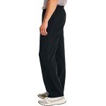 Men’s Cotton Sweatpants with Pockets - Black