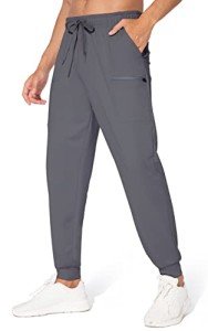 Men's Dark Grey Cargo Sweatpants with Pockets