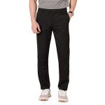 Men's Slim-Fit Stretch Golf Pants in Black