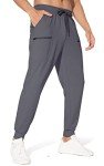 Men's Dark Grey Cargo Sweatpants with Pockets