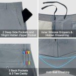 Men's Stretch Golf Dress Pants with 5 Pockets