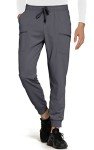 Men's Dark Grey Cargo Sweatpants with Pockets