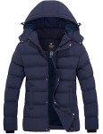 Women's Quilted Winter Parka with Removable Hood