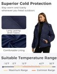 Women's Quilted Winter Parka with Removable Hood