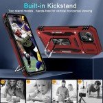 iPhone 15 Case with Slide Camera Cover & Kickstand