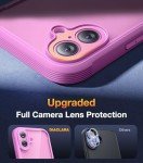 Diaclara Rugged Pink Case for iPhone 16