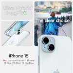 Spigen Ultra Hybrid MagFit iPhone 15 Case - White