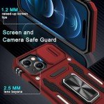 iPhone 15 Case with Slide Camera Cover & Kickstand