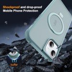 iPhone 15 Case with Magnetic Stand - Blue