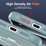 iPhone 15 Case with Magnetic Stand - Blue