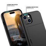 iPhone 15 Heavy Duty Case with Card Holder