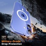 TAURI 3-in-1 Clear Case for iPhone 16