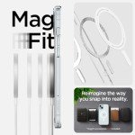 Spigen Ultra Hybrid MagFit iPhone 15 Case - White