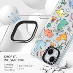 Dinosaur Land iPhone 15 Clear TPU Case