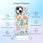 Dinosaur Land iPhone 15 Clear TPU Case