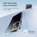 Crystal Clear iPhone 15 Case with Mil-Grade Protection