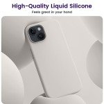 iPhone 15 Slim Silicone Shockproof Case - Stone