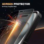 iPhone 15 Heavy Duty Case with Privacy Protector