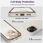 iPhone 15 Slim Silicone Shockproof Case - Stone