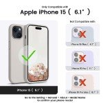 iPhone 15 Slim Silicone Shockproof Case - Stone