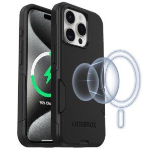 OtterBox iPhone 15 Pro Commuter Case - Black