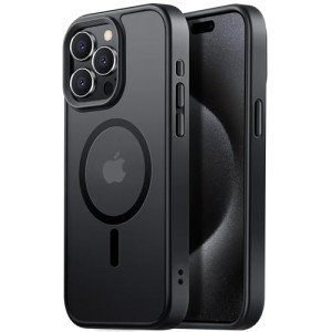 Magnetic Shockproof Case for iPhone 15 Pro Black