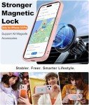 BossKiss Magnetic Pink Case for iPhone 15 Pro