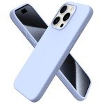Baby Blue iPhone 15 Pro Liquid Silicone Case