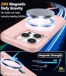 BossKiss Magnetic Pink Case for iPhone 15 Pro