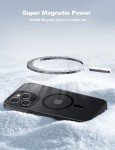 Magnetic Shockproof Case for iPhone 15 Pro Black