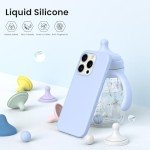 Baby Blue iPhone 15 Pro Liquid Silicone Case