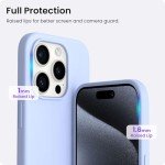Baby Blue iPhone 15 Pro Liquid Silicone Case