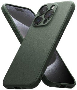 Ringke Onyx iPhone 15 Pro Case - Dark Green
