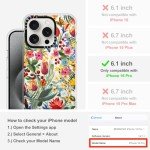 MOSNOVO Clear TPU Phone Case for iPhone 15 Pro