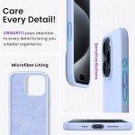 Baby Blue iPhone 15 Pro Liquid Silicone Case